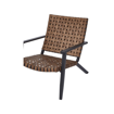 OUTFIT ΠΟΛΥΘΡΟΝΑ ΚΗΠΟΥ ΑΛΟΥΜΙΝΟ/RATTAN ΜΑΥΡΟ-ΚΑΦΕ 76X78X65EK.