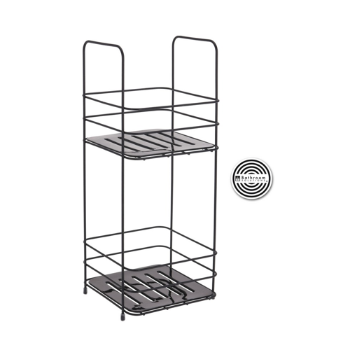 BATHROOM RACK METAL BLACK