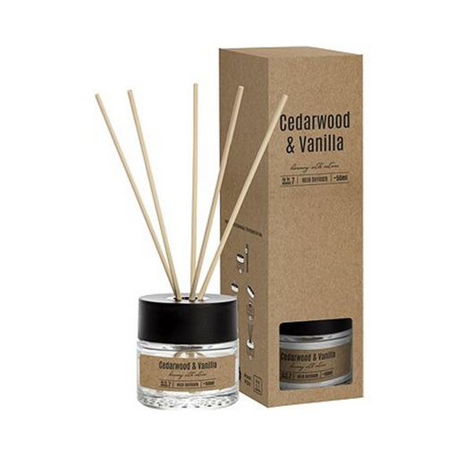 BISPOL ΑΡΩΜΑΤΙΚΟ ΜΕ STICKS 50ml CEDARWOOD & VANILIA