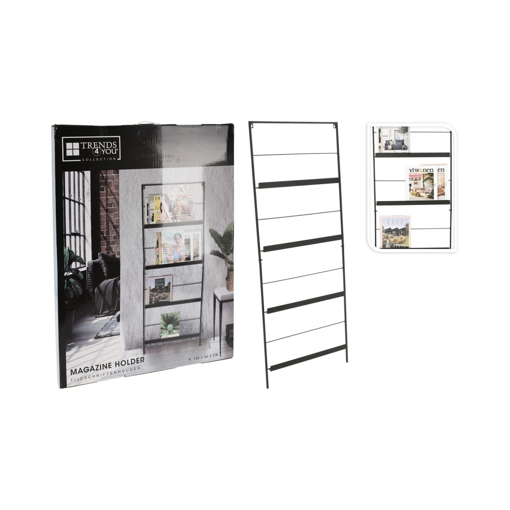 MAGAZINE RACK METAL