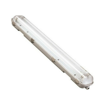 ΦΩΤΙΣΤΙΚΟ ΣΤΕΓΑΝΟ ΓΙΑ LED TUBE ME INOX CLIPS 2X1.20M