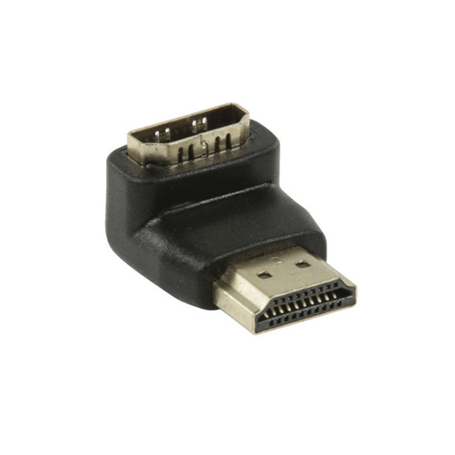 Αντάπτορας HDMI αρσ. - HDMI θηλ. σε γωνία 90°.