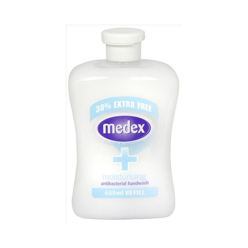 MEDEX ΚΡΕΜΟΣΑΠΟΥΝΟ 650ML ΑΝΤΙΒΑΚΤΗΡΙΔΙΑΚΟ ΑΣΠΡΟ (FLIP TOP)