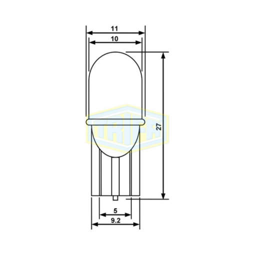 ΛΑΜΠΑ TRIFA 2807 12V T10 W2,1X9.5D