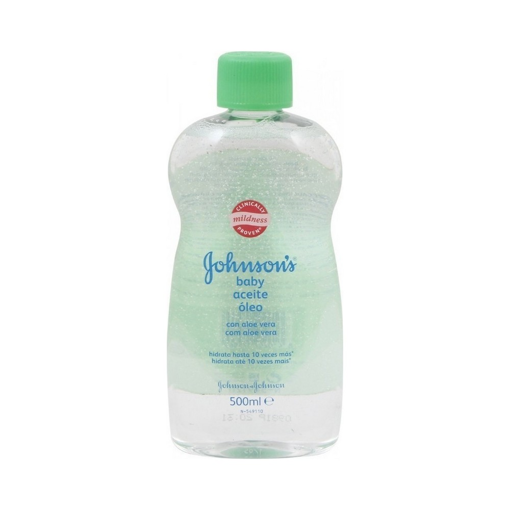 J&J BABY OIL 500ml ALOE VERA