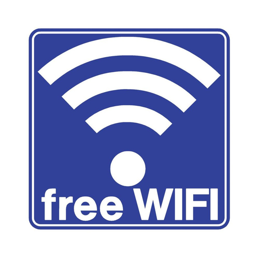 ΠΙΝΑΚΙΔΑ ΣΗΜΑΝΣΗΣ PVC FREE WIFI  95Χ95ΜΜ