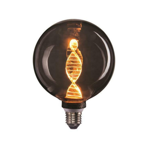 ΛΑΜΠΑ LED ΓΛΟΜΠΟΣ G125 4W E27 1800K 220-240V DNA SMOKY DIMMABLE