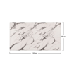 HM5630.11 ΕΠΙΦΑΝΕΙΑ ΤΡΑΠΕΖΙΟΥ WERZALIT 120Χ80 MARBLE WHITE-GREY 5657