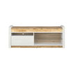 Έπιπλο TV Alameda white gloss-westminster oak-white gloss Μ147 X Π46 X Y55