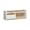 Έπιπλο TV Alameda white gloss-westminster oak-white gloss Μ147 X Π46 X Y55