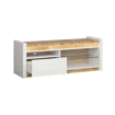 Έπιπλο TV Alameda white gloss-westminster oak-white gloss Μ147 X Π46 X Y55