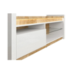 Έπιπλο TV Alameda white gloss-westminster oak-white gloss Μ147 X Π46 X Y55