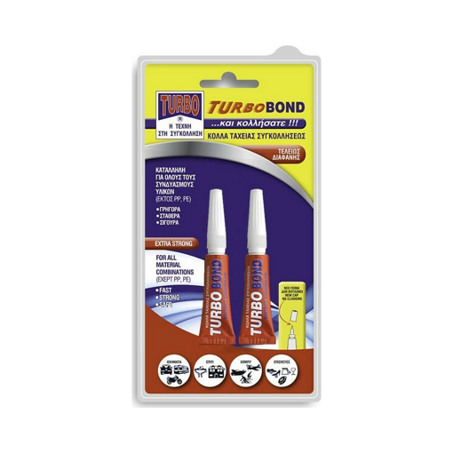 TURBO BOND 3gr+3gr GEL BLISTER