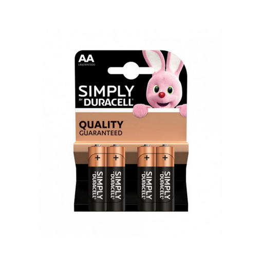 Duracell Simply Αλκαλικές Μπαταρίες AA 1.5V 4τμχ