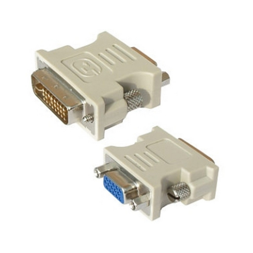 CABLEXPERT ADAPTER DVI-I MALE TO VGA 15PIN HD 3WAYS FEMALE