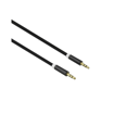 LAMTECH AUDIOCABLE BRAIDED 1m 3.5mm to 3.5mm BLACK