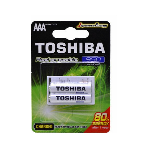 ΜΠΑΤΑΡΙΑ TOSHIBA ΕΠΑΝ/ΖΟΜΕΝΗ AAA 950mAh BP-2