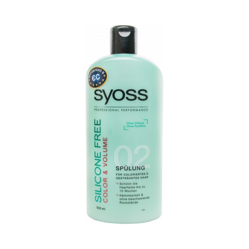 SYOSS CON/NER 500ml SILICON FREE