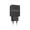 Universal φορτιστής με 2 εξόδους USB 2.4A και με 2 καλώδια USB A - Micro USB και USB-C