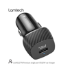 LAMTECH PREMIUM FAST IN-CAR CHARGER TYPE-C PD20W BLACK