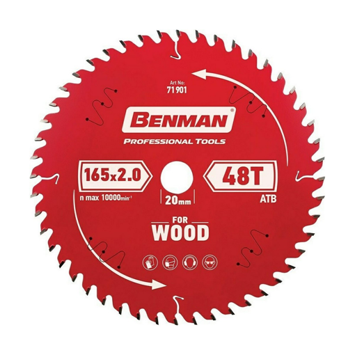 ΠΡΙΟΝΟΔΙΣΚΟΣ EXPERT WOOD 184x2.6mm/20mm, 48T BENMAN