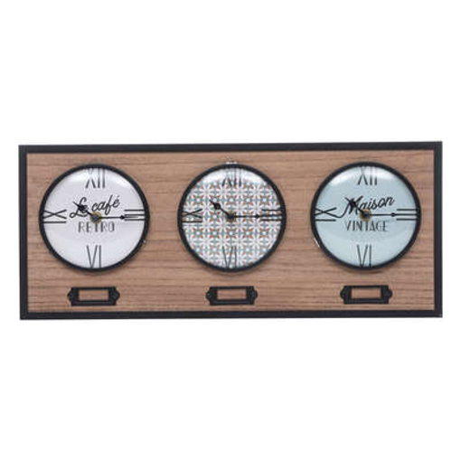 MDF CLOCK X3 NATALINO 48X20