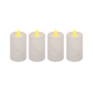 LED VOTIVE GLITT X4 WH