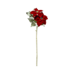 RED POINSETTIA BRANCH 75CM