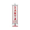 SANTA METAL SIGN BOARD 86CM