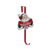 WREATH METAL HANGER SANTA 38CM