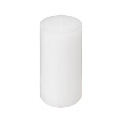 MANY WHITE RND CANDLE 7X13