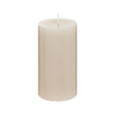 HUGO TAUPE RND CANDLE 7X13