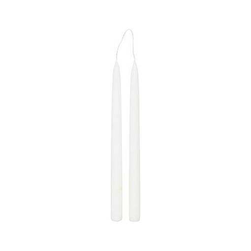 MANY WHITE TAP CANDLE H30 X2