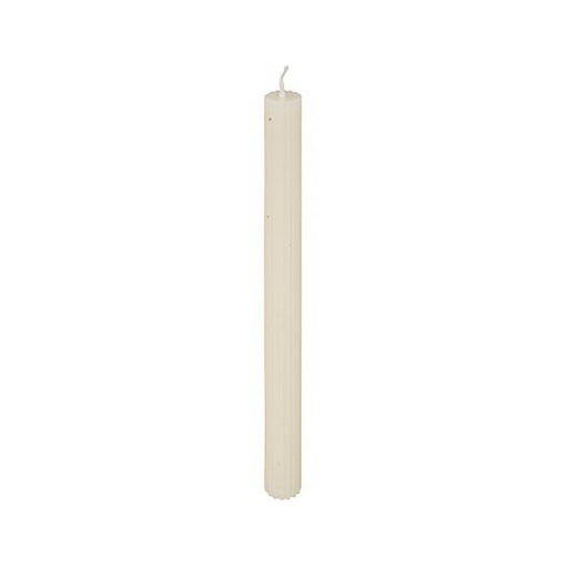 DEMI IVORY DIN CANDLE H26