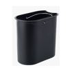 Inox Καλαθάκι Μπάνιου Soft Close 5lt Black Matt