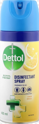 DETTOL ΑΝΤΙΒΑΚΤΗΡΙΔΙΑΚΟ SPRAY 400ML LEMON BREEZE