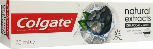 COLGATE ΟΔΟΝΤΟΚΡΕΜΑ 75ML NATURAL EXTRACTS ΜΕ ΕΝΕΡΓΟ ΑΝΘΡΑΚΑ