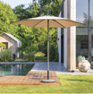 (P) ΟΜΠΡΕΛΑ TAUPE Nadia straight tilting parasol 2.7 m